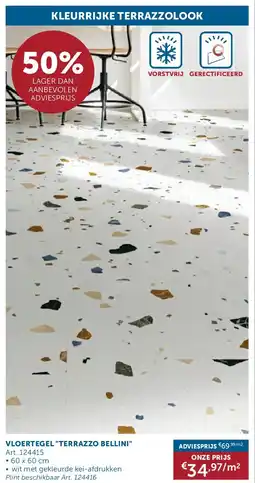 Zelfbouwmarkt VLOERTEGEL TERRAZZO BELLINI aanbieding