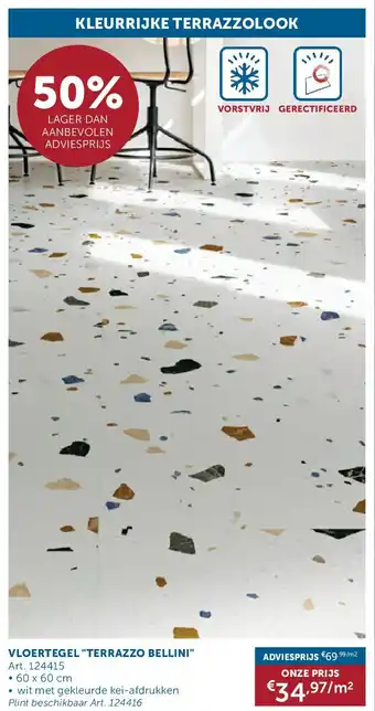 Zelfbouwmarkt VLOERTEGEL TERRAZZO BELLINI aanbieding