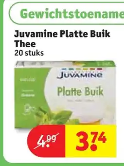 Kruidvat Juvamine Platte Buik Thee aanbieding