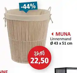 Weba MUNA aanbieding