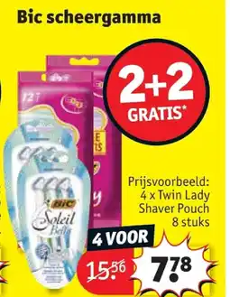 Kruidvat Bic scheergamma aanbieding
