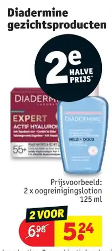 Kruidvat Diadermine gezichtsproducten aanbieding
