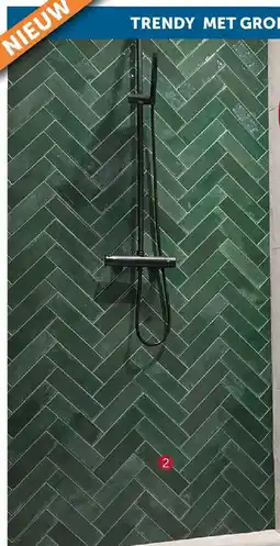 Zelfbouwmarkt [ 2 ] WANDTEGEL “ALISA” aanbieding