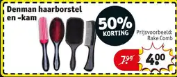 Kruidvat Denman haarborstel en -kam aanbieding