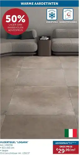 Zelfbouwmarkt VLOERTEGEL LOGARA aanbieding
