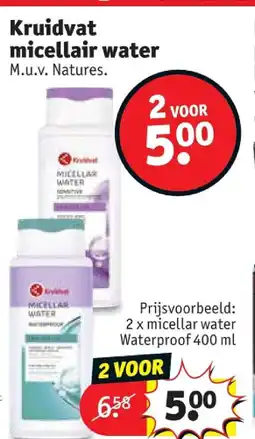 Kruidvat Kruidvat micellair water aanbieding