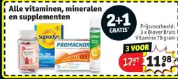 Kruidvat Alle vitaminen, mineralen en supplementen aanbieding