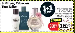 Kruidvat S. Oliver, Tabac en Tom Tailor aanbieding