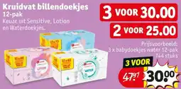 Kruidvat Kruidvat billendoekjes aanbieding