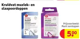 Kruidvat Kruidvat muziek- en slaapoordoppen aanbieding