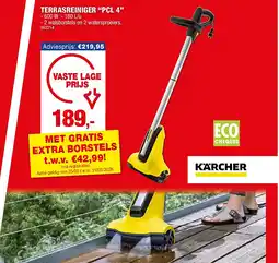 Hubo TERRASREINIGER “PCL 4” aanbieding