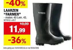 Hubo LAARZEN “FARMER” aanbieding