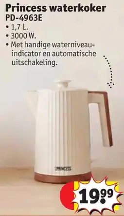 Kruidvat Princess waterkoker aanbieding