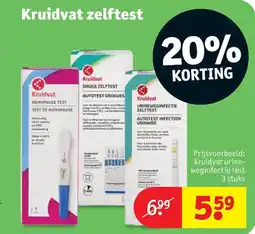 Kruidvat Kruidvat urineweginfectie test 3 stuks aanbieding