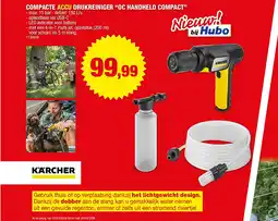 Hubo COMPACTE ACCU DRUKREINIGER “OC HANDHELD COMPACT” aanbieding