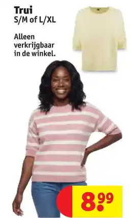 Kruidvat Trui aanbieding