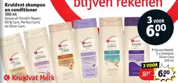 Kruidvat Kruidvat shampoo en conditioner aanbieding
