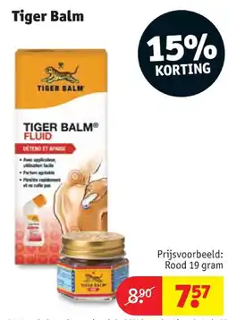 Kruidvat Tiger Balm aanbieding