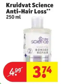 Kruidvat Kruidvat Science Anti-Hair Loss aanbieding