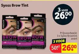 Kruidvat Syoss Brow Tint aanbieding