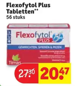 Kruidvat Flexofytol Plus Tabletten aanbieding
