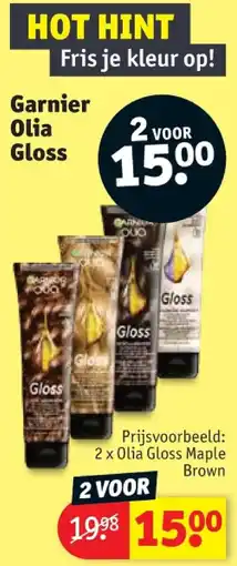 Kruidvat Garnier Olia Gloss aanbieding