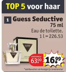 Kruidvat Guess Seductive aanbieding