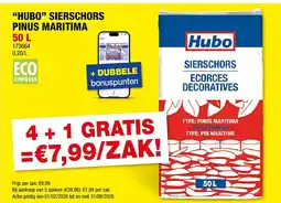 Hubo “HUBO” SIERSCHORS PINUS MARITIMA 50 L aanbieding