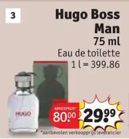 Kruidvat Hugo Boss Man aanbieding