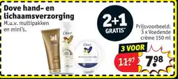 Kruidvat Dove hand- en lichaamsverzorging aanbieding