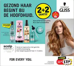 Kruidvat 4 x Scalp Balance Gentle shampoo 200 ml aanbieding