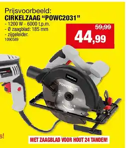 Hubo CIRKELZAAG “POWC2031” aanbieding