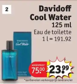 Kruidvat Davidoff Cool Water aanbieding