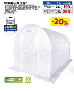 Hubo TUNNELSERRE “PRO” aanbieding