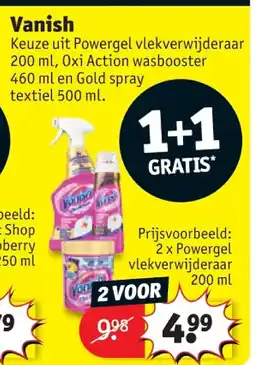 Kruidvat Vanish aanbieding