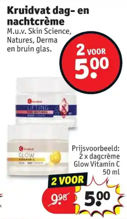 Kruidvat Kruidvat dag- en nachtcrème aanbieding