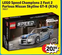 Kruidvat LEGO Speed Champions 2 Fast 2 Furious Nissan Skyline GT-R (R34) aanbieding