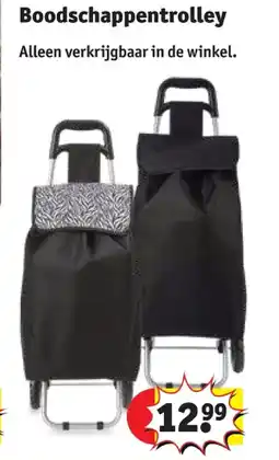 Kruidvat Boodschappentrolley aanbieding