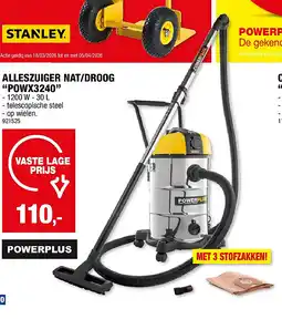 Hubo ALLESZUIGER NAT/DROOG “POWX3240” aanbieding