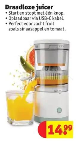 Kruidvat Draadloze juicer aanbieding