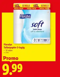 Lidl Toiletpapier 3-lagig aanbieding