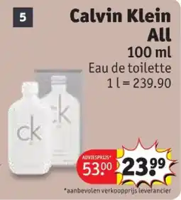 Kruidvat Calvin Klein All aanbieding