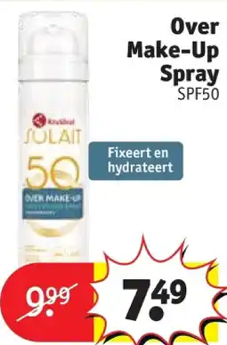 Kruidvat Over Make-Up Spray aanbieding