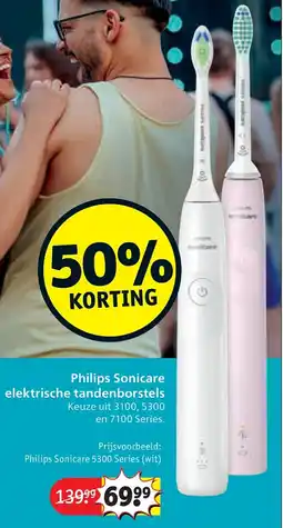 Kruidvat Philips Sonicare elektrische tandenborstels aanbieding