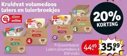 Kruidvat Kruidvat volumedoos luiers en luierbroekjes aanbieding