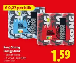 Lidl Energy drink aanbieding