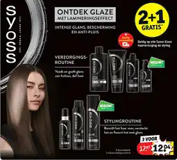 Kruidvat 3 x Glaze shampoo 440 ml aanbieding