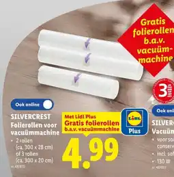 Lidl Folierollen voor vacuümmachine aanbieding