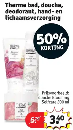 Kruidvat Therme bad, douche, deodorant, hand- en lichaamsverzorging aanbieding