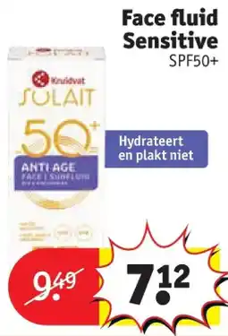 Kruidvat Face fluid Sensitive aanbieding